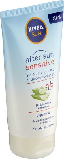 Nivea After Sun Sensitiv zklidňující gelový krém po opalování, 175 ml