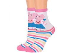 Peppa Pig Peppa Pig Dievčenské ponožky, 6 párov dlhých ponožiek, OEKO-TEX 23-26 EU