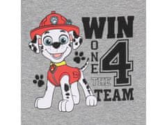 Paw Patrol Paw Patrol Marshall Boys Pyžamo s krátkym rukávom Letné pyžamo šedej a čiernej farby 8 let 128 cm