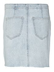 Vero Moda Dámska sukňa VMROSIE 10282620 Light Blue Denim (Veľkosť L)