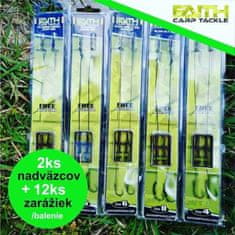 Faith Hotový nadväzec Power carp rig 20cm - 2ks - háčik v.8