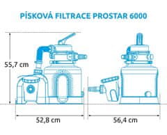 Marimex Piesková filtrácia ProStar 6000