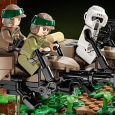 LEGO Star Wars 75353 Naháňačka spídrov na planéte Endor – dioráma