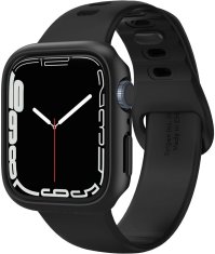 Spigen ochranný kryt Thin Fit pro Apple Watch 7 45mm, čierna