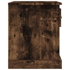 Petromila vidaXL Nočné stolíky 2 ks dymový dub 39x39x47,5 cm spracované drevo