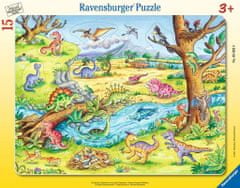 Ravensburger Vkladačka Dinosaury 15 dielikov