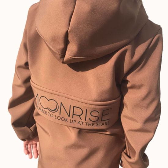 MOONRISE Fashion Detská softshell bunda - look up at the stars cappuccino