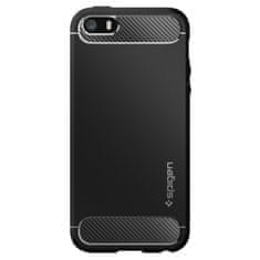 Spigen Rugged Armor, black, iPhone SE 2016/5s/5