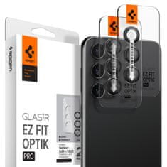 Spigen Glass EZ Fit Optik Pro 2 Pack, black - Samsung Galaxy S23/Galaxy S23+