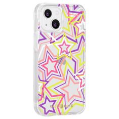 case-mate Case Mate Tough Print, neon stars, iPhone 13 mini/iPhone 12 mini