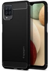 Spigen Rugged Armor, black, Galaxy A12