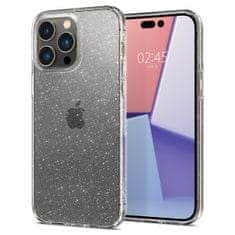 Spigen Liquid Crystal Glitter, crystal quartz, iPhone 14 Pro Max