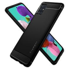 Spigen Rugged Armor, black, Galaxy A51