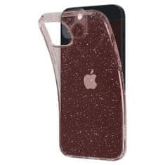 Spigen Liquid Crystal Glitter, rose quartz, iPhone 14