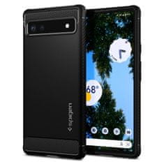 Spigen Rugged Armor, black, Google Pixel 6a