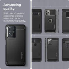 Spigen Rugged Armor, black, Xiaomi 11T/11T Pro