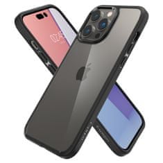 Spigen Ultra Hybrid, matte black, iPhone 14 Pro Max