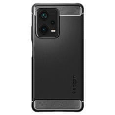 Spigen Rugged Armor, black, Xiaomi Redmi Note 12 Pro+ 5G