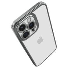 Spigen Optik Crystal, chrome gray, iPhone 14 Pro