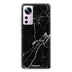 iSaprio Silikónové puzdro - Black Marble 18 pre Xiaomi 12 / 12X