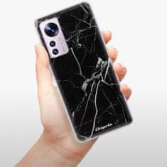 iSaprio Silikónové puzdro - Black Marble 18 pre Xiaomi 12 / 12X