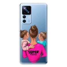 iSaprio Silikónové puzdro - Super Mama - Two Girls pre Xiaomi 12T / 12T Pro