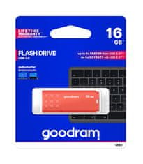 GoodRam Flash disk UME3 16GB oranžový 94827