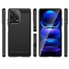 MG Carbon kryt na Xiaomi Poco X5 Pro 5G / Redmi Note 12 Pro, čierny