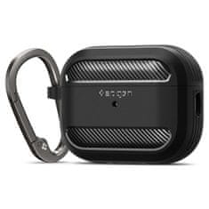 Spigen Rugged Armor, black, AirPods Pro 2