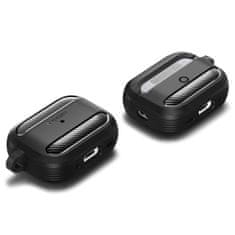 Spigen Rugged Armor, black, AirPods Pro 2