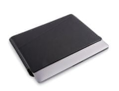 Decoded Leather Frame Sleeve, black, Macbook 16" 2021