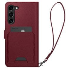 Spigen Wallet S Plus, burgundy, Samsung Galaxy S23+