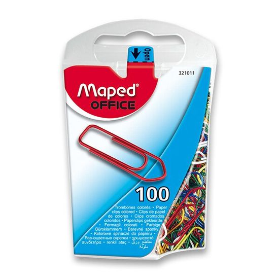 Maped Sponky farebné 25 mm, 100 ks, plastová krabička