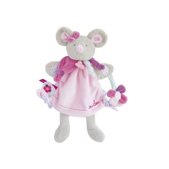 DouDou ET Compagnie Doudou Plyšový maňuška myška 28 cm