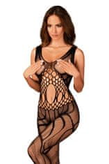 Obsessive Dámsky bodystocking + Nadkolienky Gatta Calzino Strech, čierna, S/M/L