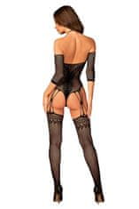 Obsessive Dámsky bodystocking, čierna, S/M/L