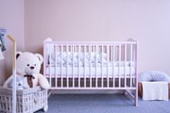 NEW BABY Detská postieľka ELSA bielo-ružová