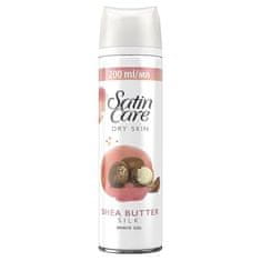 Gillette Gél na holenie s bambuckým maslom na suchú pokožku Satin Care (Shave Gel) 200 ml