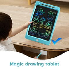 Cool Mango Magický prenosný LED grafický tablet na kreslenie a písanie, vhodný na cesty alebo domov, vymazávanie jedným tlačidlom, pre deti a batoľatá, písanie a vymazávanie, 8,5 palca, 22 x 14 cm – Magytablet