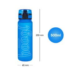 BAAGL Tritánová fľaša na pitie Logo - modrá, 500 ml