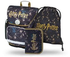 BAAGL 3 SET Ergo Harry Potter Záškodnícky plánik: aktovka, peračník, sáčok