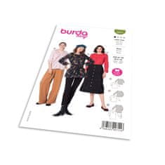 Burda Strih Burda 5977 - Blúzka s riasením, tunika