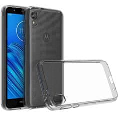 IZMAEL Priesvitné ochranné puzdro pre Motorola Moto E6 Plus - Transparentná KP26169