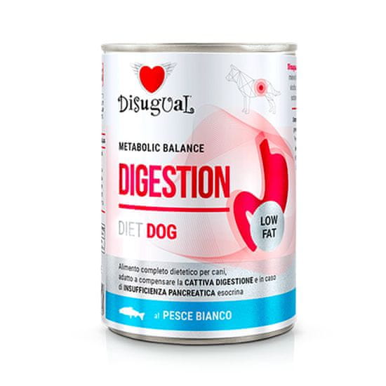 Disugual vet diet Konzerva pre psa Digestion L.F. Biela ryba 400 g