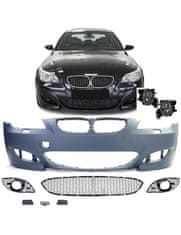 Protec Predný nárazník BMW E60 2003-2010 LOOK M5 HALOGÉNY PDC SRA