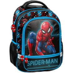 Paso Školský batoh Spiderman ergonomický 41cm černý