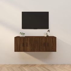 Vidaxl Nástenné TV skrinky 2 ks hnedý dub sonoma 57x34,5x40 cm