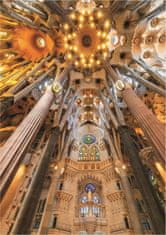 EDUCA Puzzle Sagrada Familia - interiér, Barcelona (Španielsko) 1000 dielikov