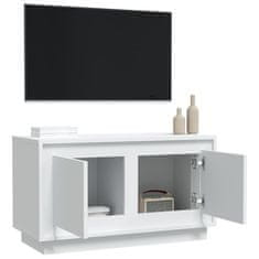 Vidaxl TV skrinka biela 80x35x45 cm kompozitné drevo