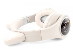 Oxe  Bluetooth bezdrôtové detské slúchadlá s uškami, biele